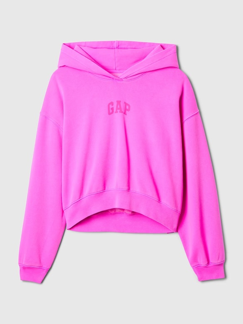 Women’s VintageSoft Crop Logo Hoodie | Gap - Picture 6 of 10
